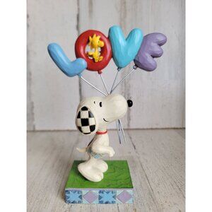 Jim shore 6001291 Love is in the Air Snoopy woodstock Valentine figure